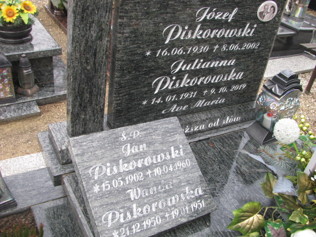 Jan Piskorowski 1902 Prochowice - Grobonet - Wyszukiwarka osób pochowanych