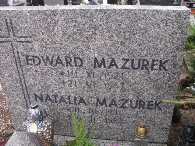 Edward Mazurek 1921 Prochowice - Grobonet - Wyszukiwarka osób pochowanych