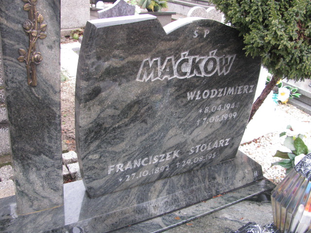 Franciszek Stolarz 1892 Prochowice - Grobonet - Wyszukiwarka osób pochowanych