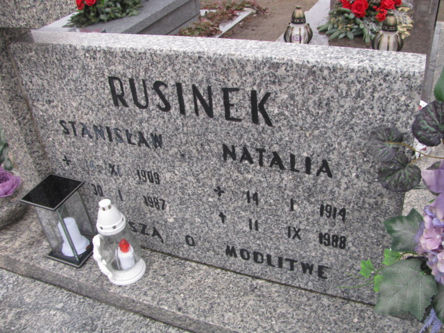 Stanisław Rusinek 1909 Prochowice - Grobonet - Wyszukiwarka osób pochowanych