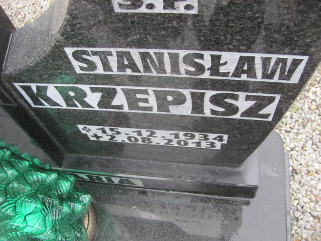 Stanisław Krzepisz 1934 Prochowice - Grobonet - Wyszukiwarka osób pochowanych