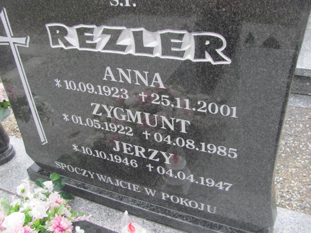 Jerzy Rezler 1946 Prochowice - Grobonet - Wyszukiwarka osób pochowanych