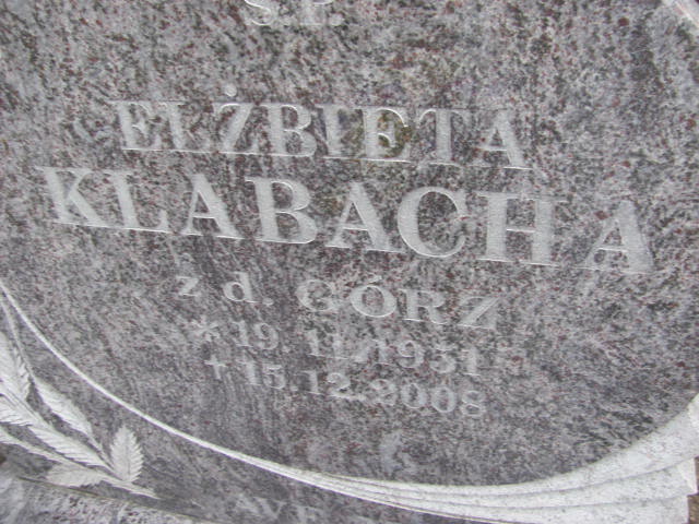 Helena Klobacka 1951 Prochowice - Grobonet - Wyszukiwarka osób pochowanych