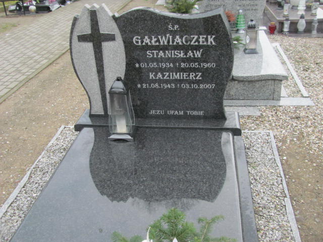 Grób Stanisław Gałwiaczek