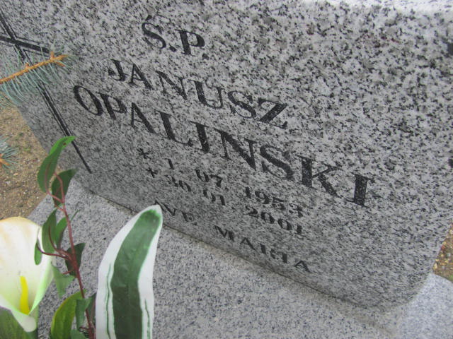 Jan Opaliński 1963 Prochowice - Grobonet - Wyszukiwarka osób pochowanych