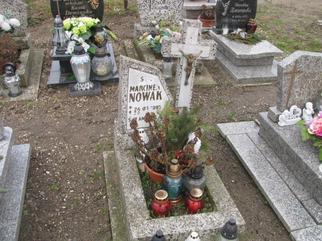 Grób Marcin Nowak