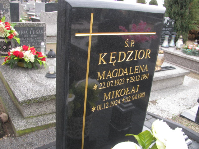 Magdalena Kędzior 1923 Prochowice - Grobonet - Wyszukiwarka osób pochowanych