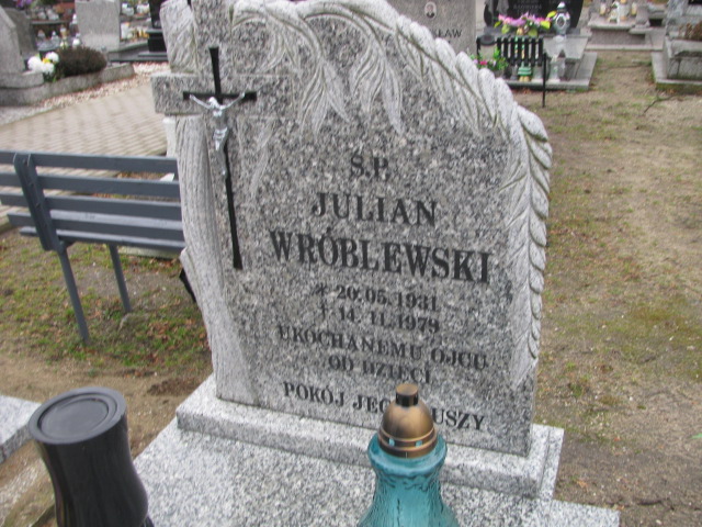 Julian Wróblewski 1931 Prochowice - Grobonet - Wyszukiwarka osób pochowanych