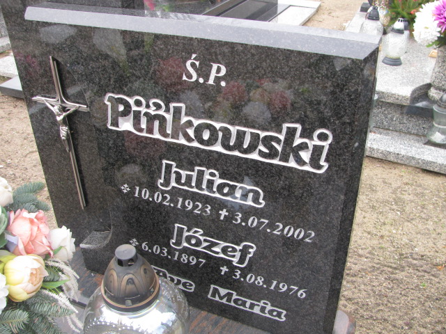 Józef Pińkowski 1897 Prochowice - Grobonet - Wyszukiwarka osób pochowanych
