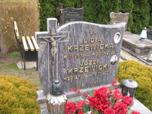 Lidia Krzewicka 1940 Prochowice - Grobonet - Wyszukiwarka osób pochowanych