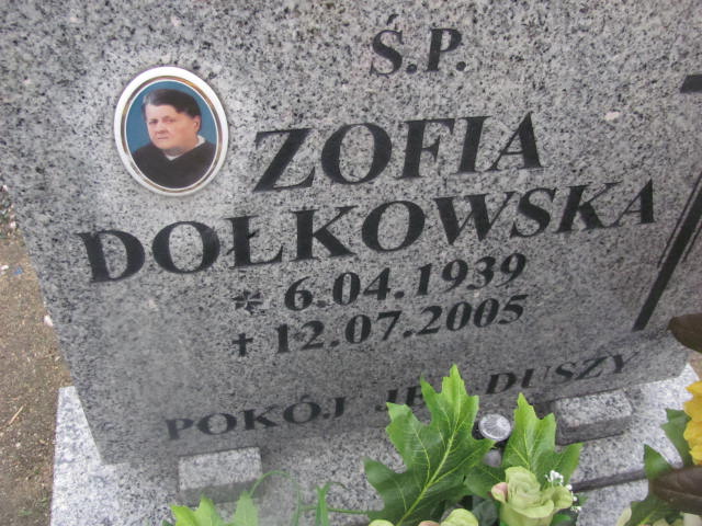 Zofia Dołkowska 1939 Prochowice - Grobonet - Wyszukiwarka osób pochowanych