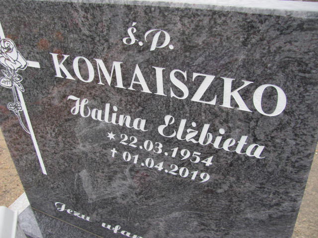 Halina Komaiszko 1954 Prochowice - Grobonet - Wyszukiwarka osób pochowanych